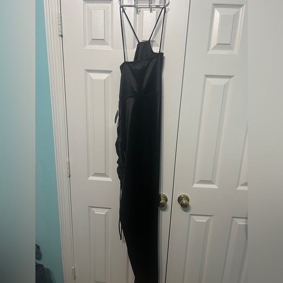 Size Small. Black Asymmetrical strappy  dress - Picture 1 of 1